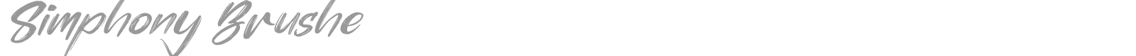 Simphony Brushe font preview